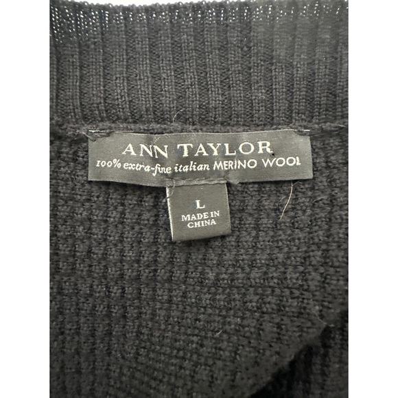 Ann Taylor Merino Wool Open Cardigan - Picture 6 of 10